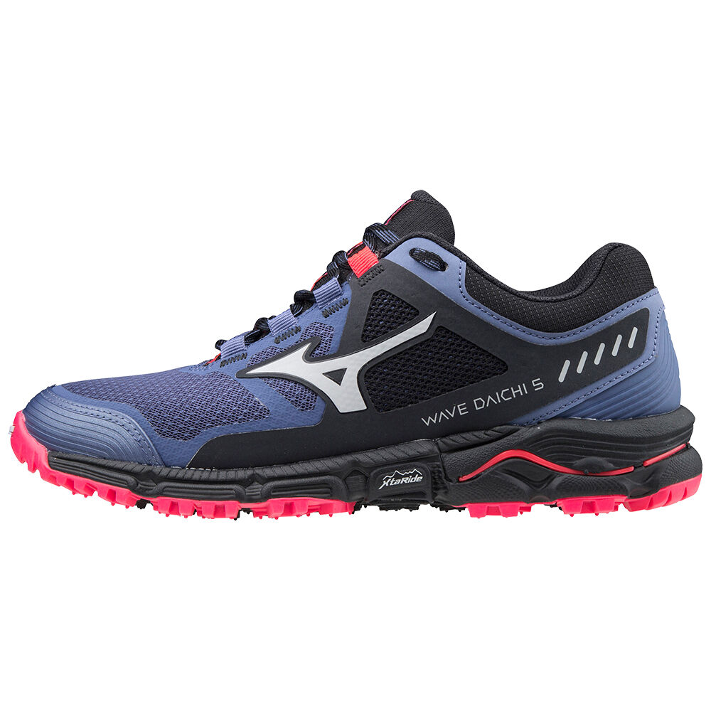 Damske Trail Bežecká Obuv Mizuno Wave Daichi 5 Modre/Čierne Vypredaj ZFKJ76203